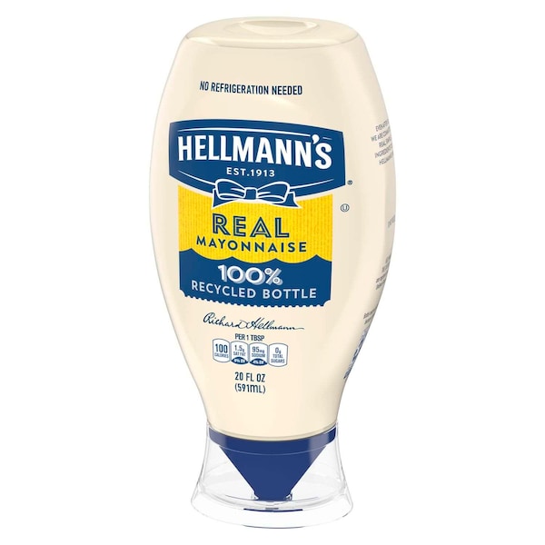 Hellmanns Spread Real Mayonnaisemade With 100% Cage Free Eggs 20 fl. oz., PK12 - 84135696