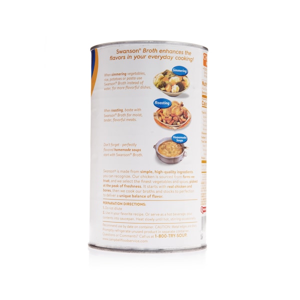 Swanson Swanson Chicken Broth Soup 49.5 oz. Can, PK12 - 000009772