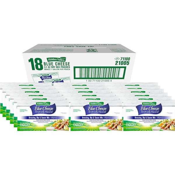 Hidden Valley Hidden Valley Blue Cheese Dressing Dry Mix 1 gal. Box, PK18 - 21005