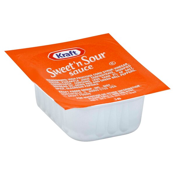 Kraft Kraft Sweet And Sour Sauce .75 oz. Cup, PK200 - 10021000665805