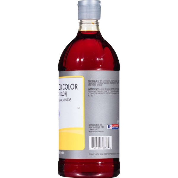 Mccormick McCormick Eggshade Food Color 1 qt. Bottle, PK6 - 930654