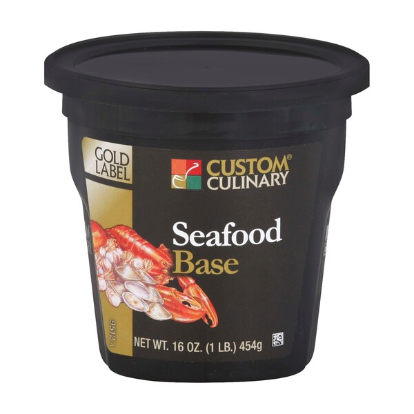 Gold Label Gold Label No MSG Added Seafood Base Paste 1lbs Tub, PK6 - 95121EGLD