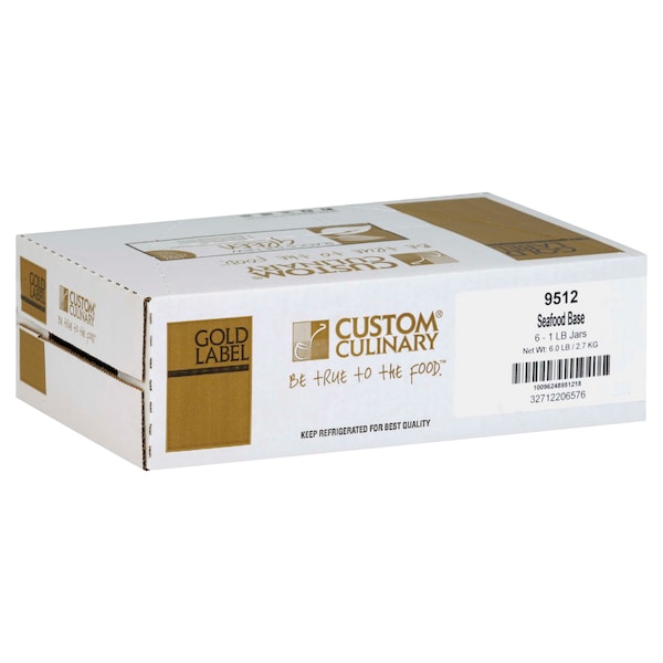 Gold Label Gold Label No MSG Added Seafood Base Paste 1lbs Tub, PK6 - 95121EGLD