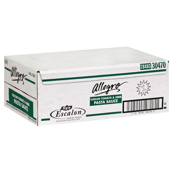 Allegro Tuscan Tomato & Herb 105 oz., PK6 - 10078485304705