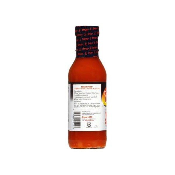 Texas Pete Texas Pete Buffalo Chicken Wing Sauce 12 oz. Bottles, PK12 - 1.10011