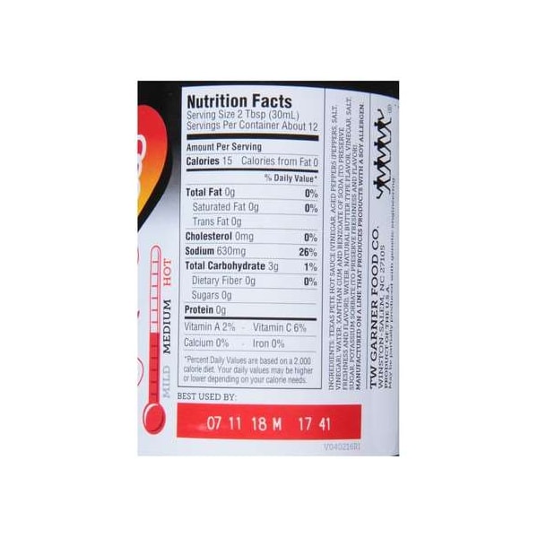 Texas Pete Texas Pete Buffalo Chicken Wing Sauce 12 oz. Bottles, PK12 - 1.10011