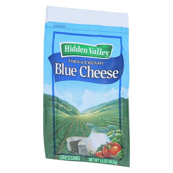 Hidden Valley Hidden Valley Thick & Creamy Blue Cheese Dressing 1.5 oz. Packet, PK84 - 85512HVR