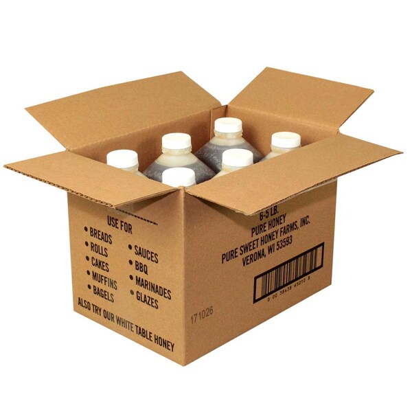 Commodity Honey Commodity Light Amber Honey 5lbs, PK6 - 9012