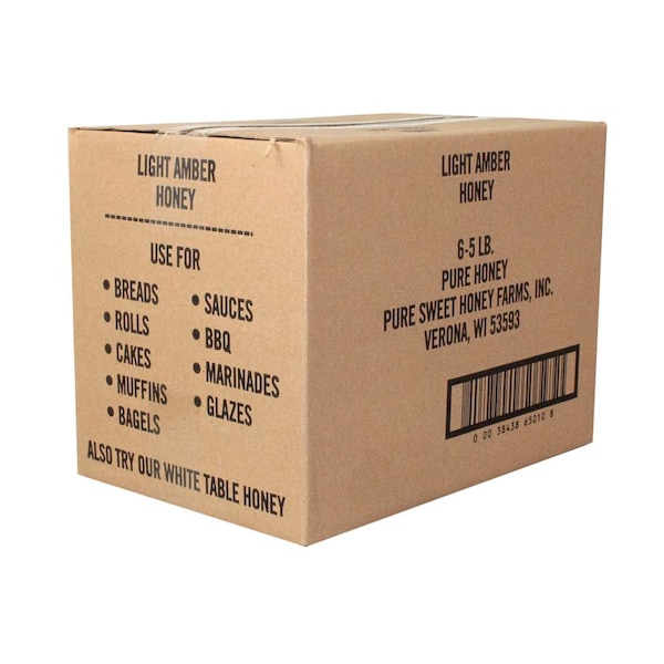 Commodity Honey Commodity Light Amber Honey 5lbs, PK6 - 9012