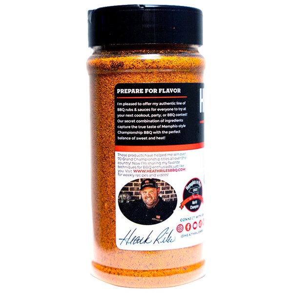 Heath Riles Bbq Heath Riles BBQ Competition BBQ Rub 10.2 oz - HRB0110