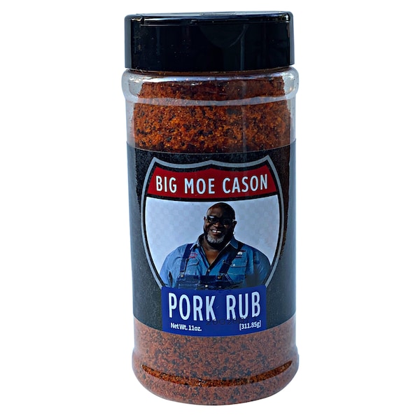 Moe Cason Barbecue Big Moe Cason Pork BBQ Rub 11 oz - MOEPORK