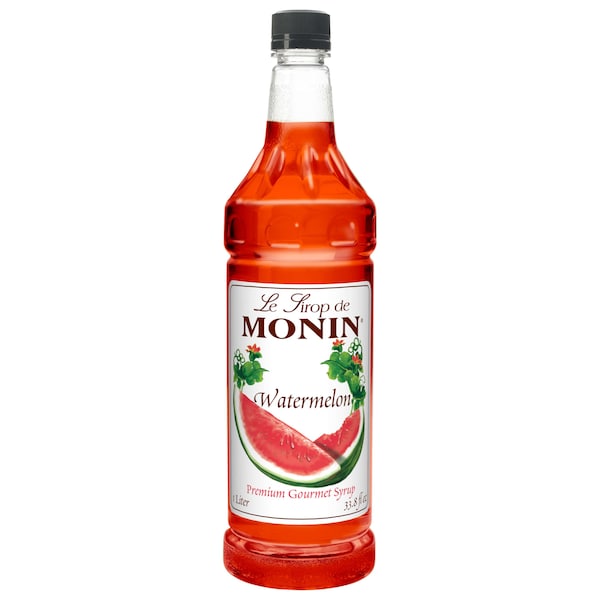 Monin Monin Watermelon Syrup I Liter Bottle, PK4 - M-FR059F