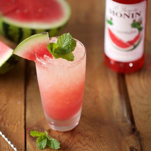 Monin Monin Watermelon Syrup I Liter Bottle, PK4 - M-FR059F