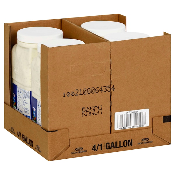 Kraft Kraft Ranch Dressing 1 gal., PK4 - 10021000643544