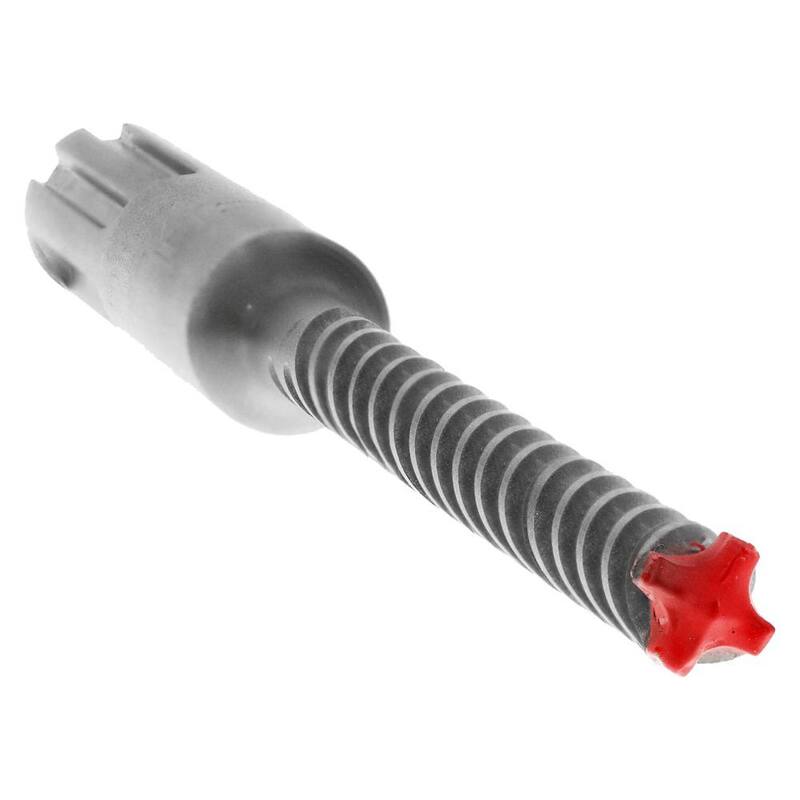 DIABLO 3/8 pulg. x 8 pulg. x 13 pulg. Barra de refuerzo Demonio SDS-Max Broca de martillo con 4 cortadores de carburo (1 pieza) - DMAMX1010