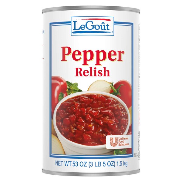 Legout Legout Relish Dressings/Condiments 53 oz. Can, PK6 - 3750075829