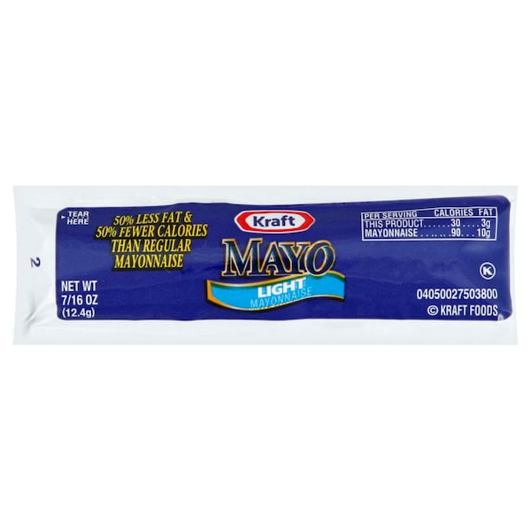 Kraft Kraft Light Mayonnaise .437 oz., PK200 - 10021000665331
