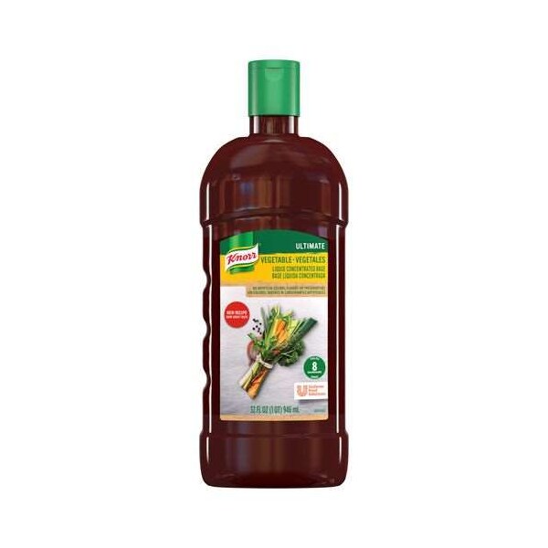 Knorr Bases/Bouillions Liquid Concentrated Vegetable Base 32 fl. oz., PK4 - 84114545