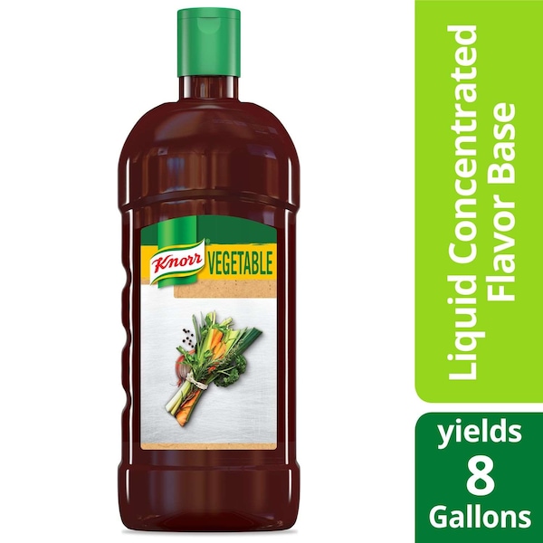 Knorr Bases/Bouillions Liquid Concentrated Vegetable Base 32 fl. oz., PK4 - 84114545