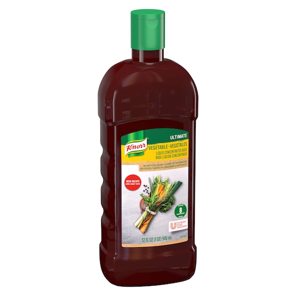 Knorr Bases/Bouillions Liquid Concentrated Vegetable Base 32 fl. oz., PK4 - 84114545