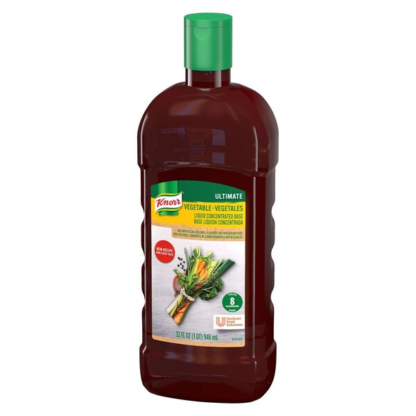 Knorr Bases/Bouillions Liquid Concentrated Vegetable Base 32 fl. oz., PK4 - 84114545