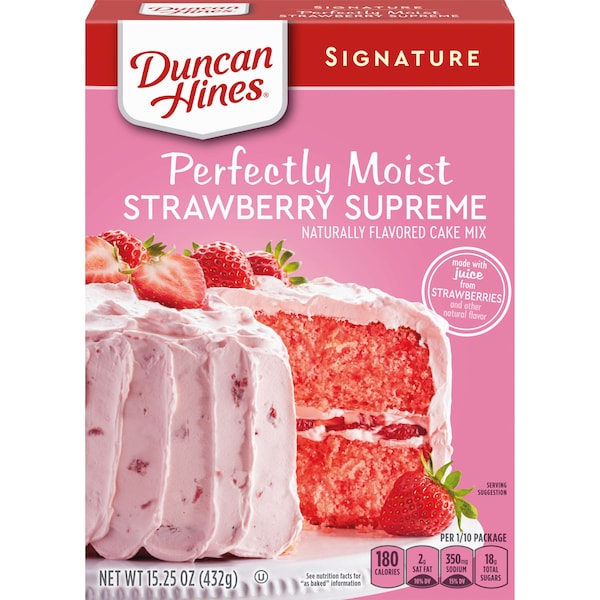 Duncan Hines Duncan Hines Signature Strawberry Supreme 15.25 oz., PK12 - 4420941185