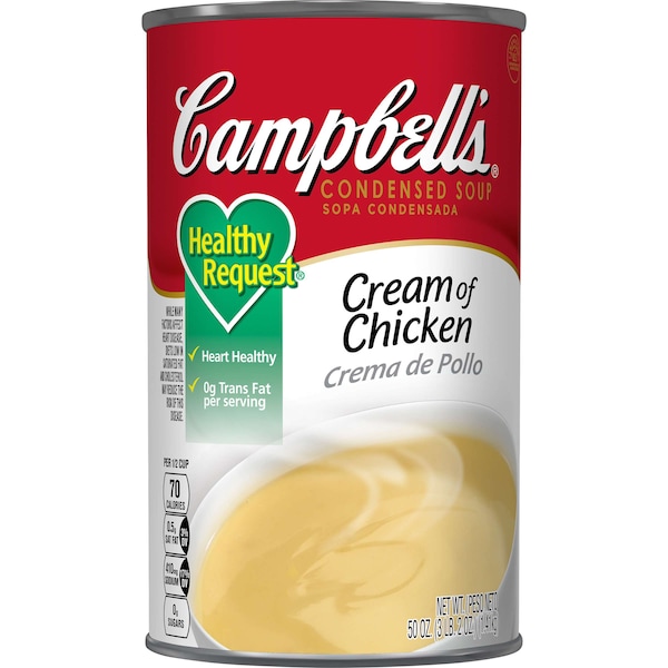 Campbells Condensed Soup Healthy Request Cream Chicken Soup 50 oz., PK12 - 000004143