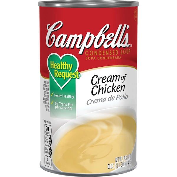 Campbells Condensed Soup Healthy Request Cream Chicken Soup 50 oz., PK12 - 000004143