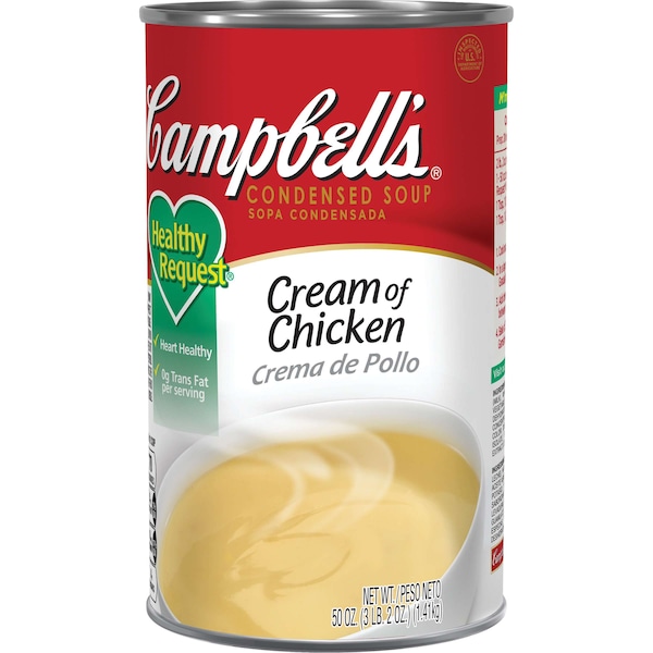 Campbells Condensed Soup Healthy Request Cream Chicken Soup 50 oz., PK12 - 000004143