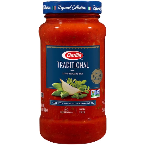 Barilla Premium Traditional Tomato Sauce Barilla 24 oz., PK8 - 1000016462