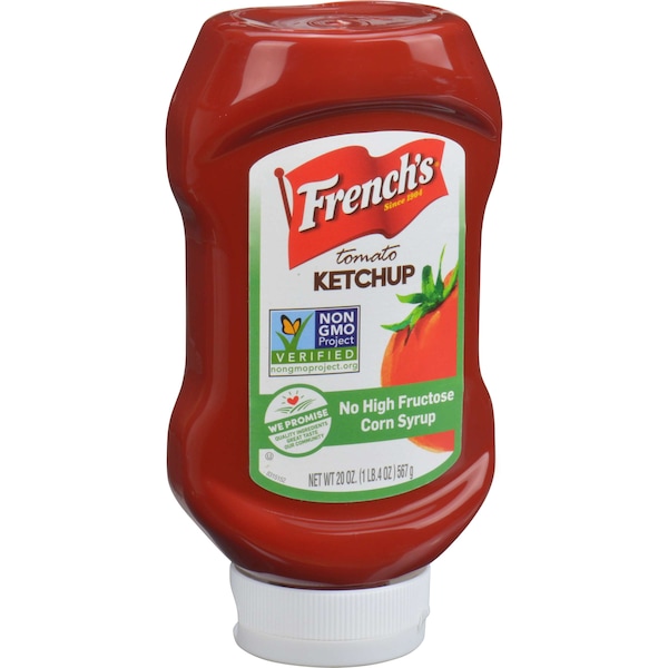 Frenchs French's Tomato Ketchup Top Down Bottle 20 oz. Per Bottle, PK30 - 95595
