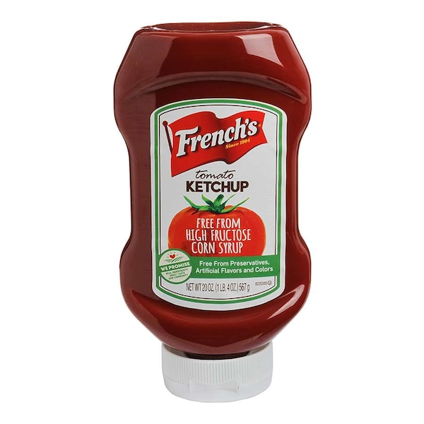 Frenchs French's Tomato Ketchup Top Down Bottle 20 oz. Per Bottle, PK30 - 95595