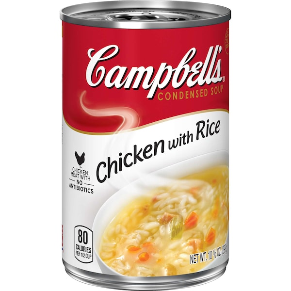 Campbells Campbell's Condensed Soup Red & White Chicken And Rice 10.5 oz., PK12 - 000024615