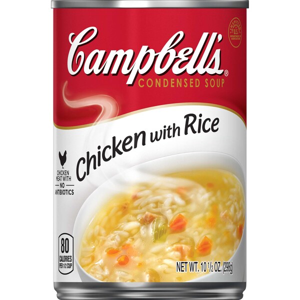 Campbells Campbell's Condensed Soup Red & White Chicken And Rice 10.5 oz., PK12 - 000024615