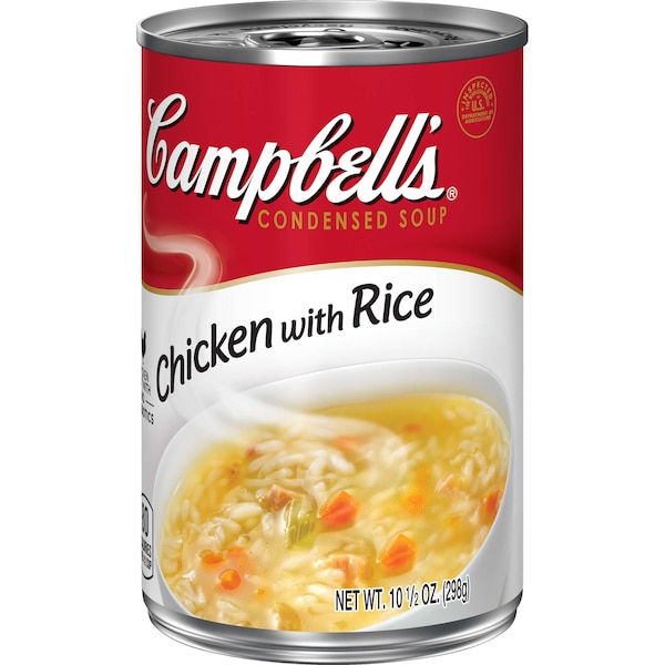 Campbells Campbell's Condensed Soup Red & White Chicken And Rice 10.5 oz., PK12 - 000024615
