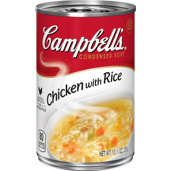 Campbells Campbell's Condensed Soup Red & White Chicken And Rice 10.5 oz., PK12 - 000024615