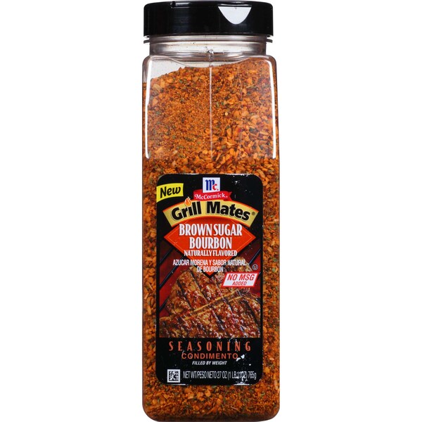 Mccormick Grill Mates Brown Sugar Bourbon Seasoning 27 oz. Container, PK6 - 901319593