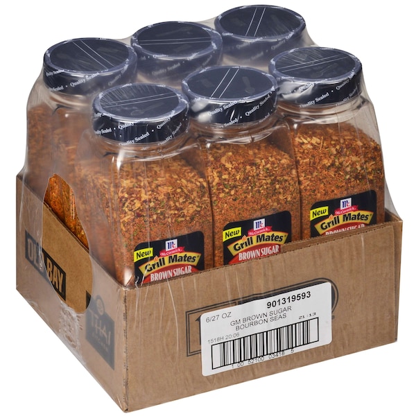 Mccormick Grill Mates Brown Sugar Bourbon Seasoning 27 oz. Container, PK6 - 901319593
