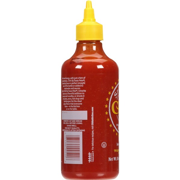 Texas Pete Texas Pete Cha Sriracha Sauce 18 oz. Bottles, PK12 - 1.00520
