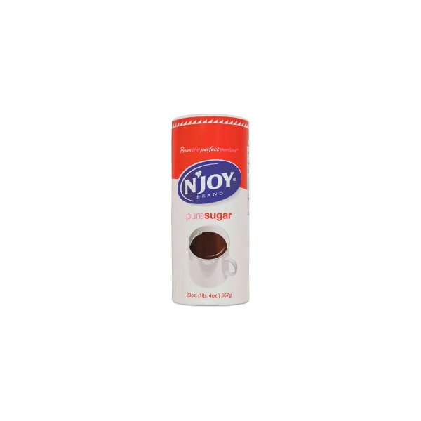Sugar Foods N'Joy Pure Sugar Cane, 20 oz Canister, 3/Pack - NJO-94205