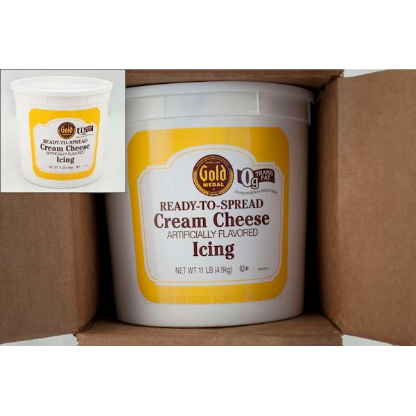 Gold Medal Gold Medal Ready-To-Spread Cream Cheese Icing 11lbs Tub, PK2 - 16000-31528