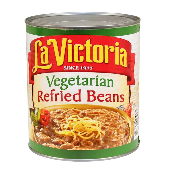 La Victoria 112 oz. LV Vegetrn Refrd Bean No 10, PK6 - 07816