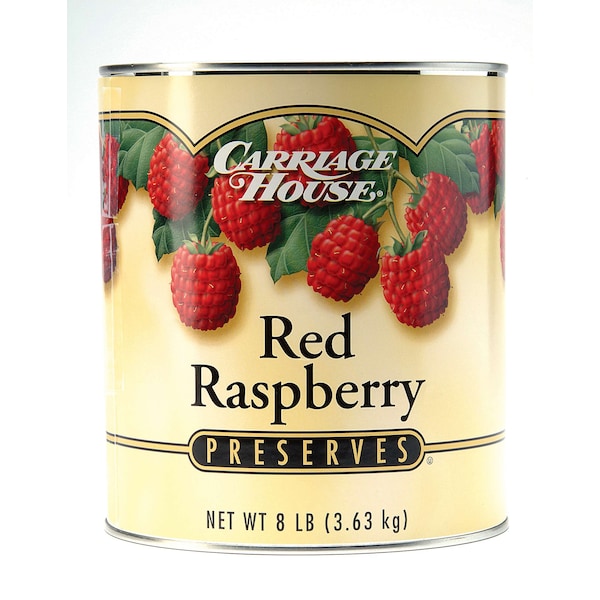 Carriage House Carriage House 8lbs Red Raspberry Preserves, PK6 - 84T135T4223