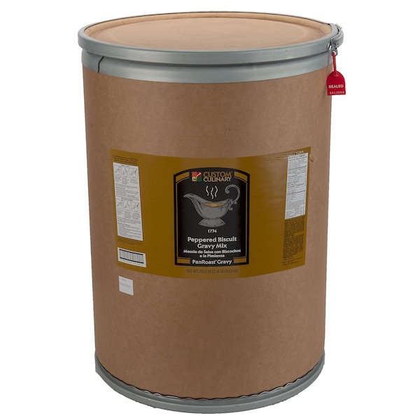 Panroast Mix Gravy Biscuit Peppered Shelf Stable 41lbs - 17747MPAN