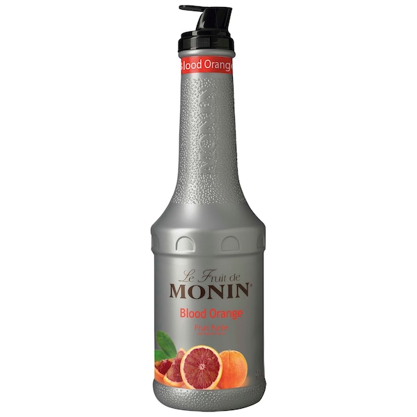 Monin Monin Blood Orange Puree 1 Liter Bottle, PK4 - M-RP069F