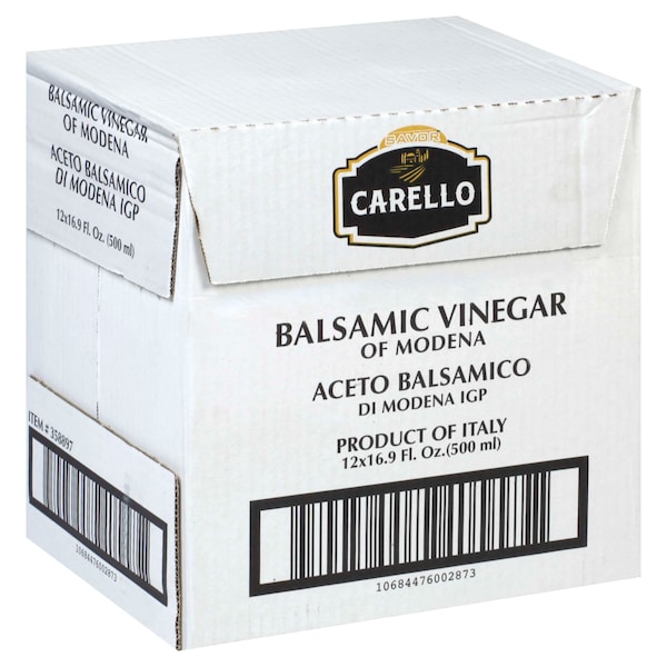 Savor Imports-Carello Savor Imports Balsamic Vinegar 20 Percent Must 16.9 oz., PK12 - 358897