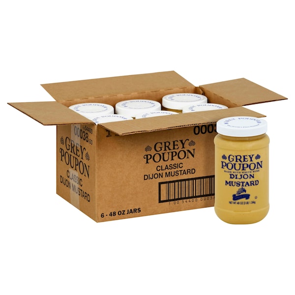Grey Poupon Grey Poupon Classic Dijon Mustard 3lbs, PK6 - 10054400000389