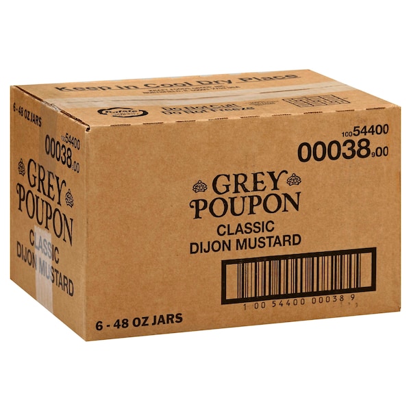 Grey Poupon Grey Poupon Classic Dijon Mustard 3lbs, PK6 - 10054400000389