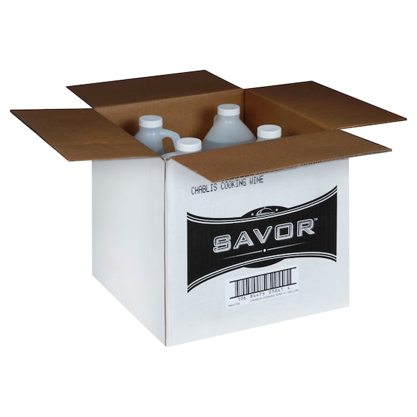 Savor Imports Savor Imports Chablis Cooking Wine 1 gal. Jug, PK4 - 586606