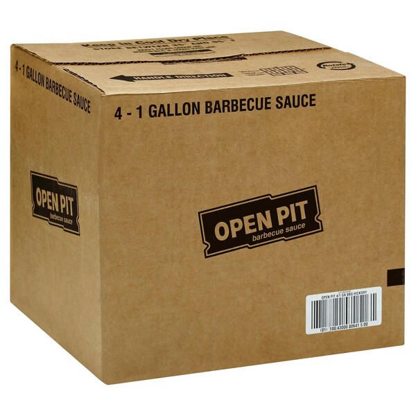 Open Pit Sauce Hickory Barbecue 1 gal., PK4 - 10043000806415